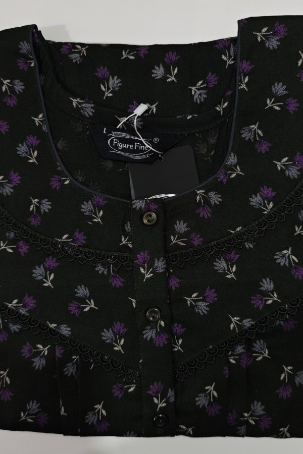 Figure Fine Alpine Nighty L Black #001360