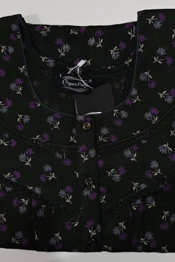 Figure Fine Alpine Nighty L Black #001360