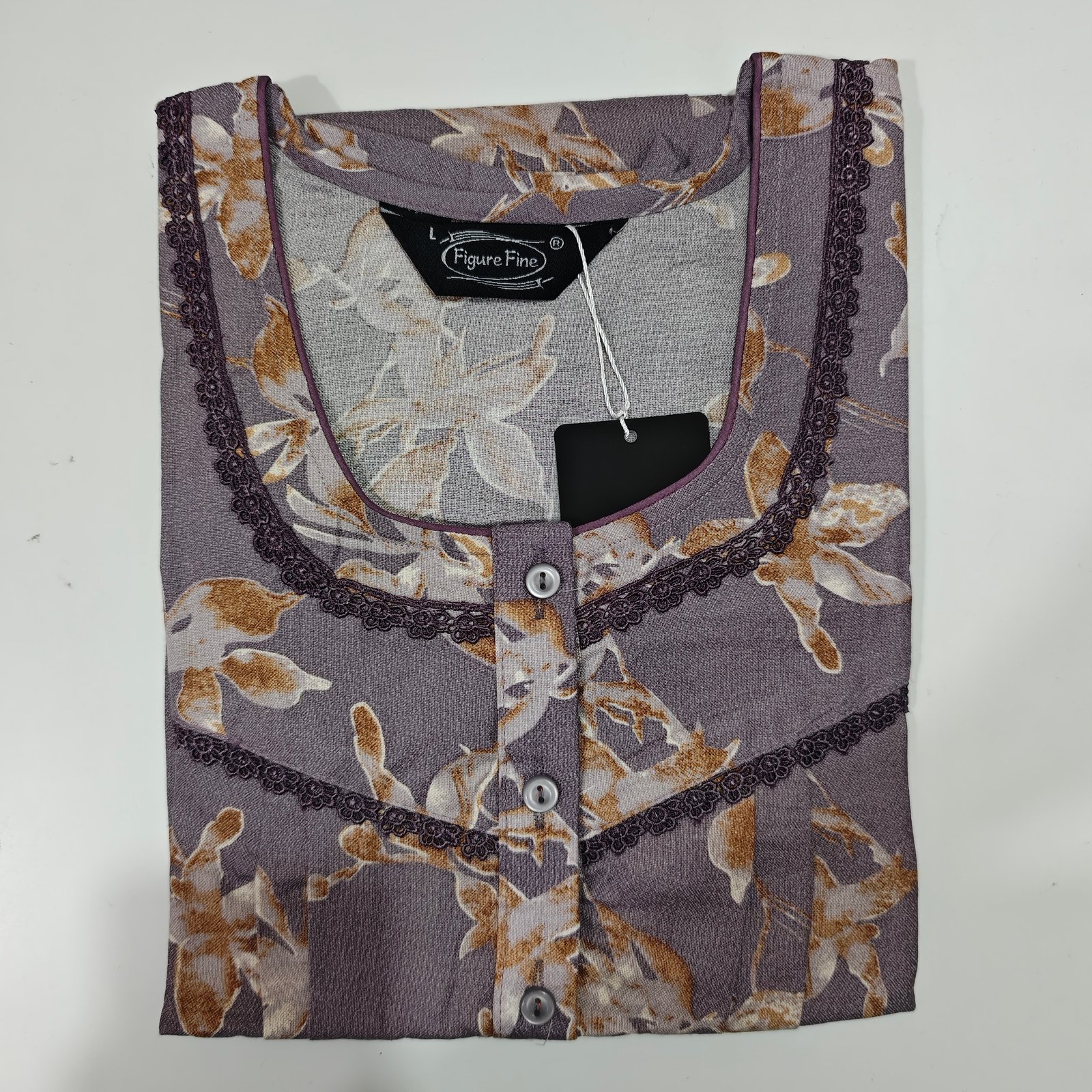 Figure Fine Alpine Nighty L Black #001372