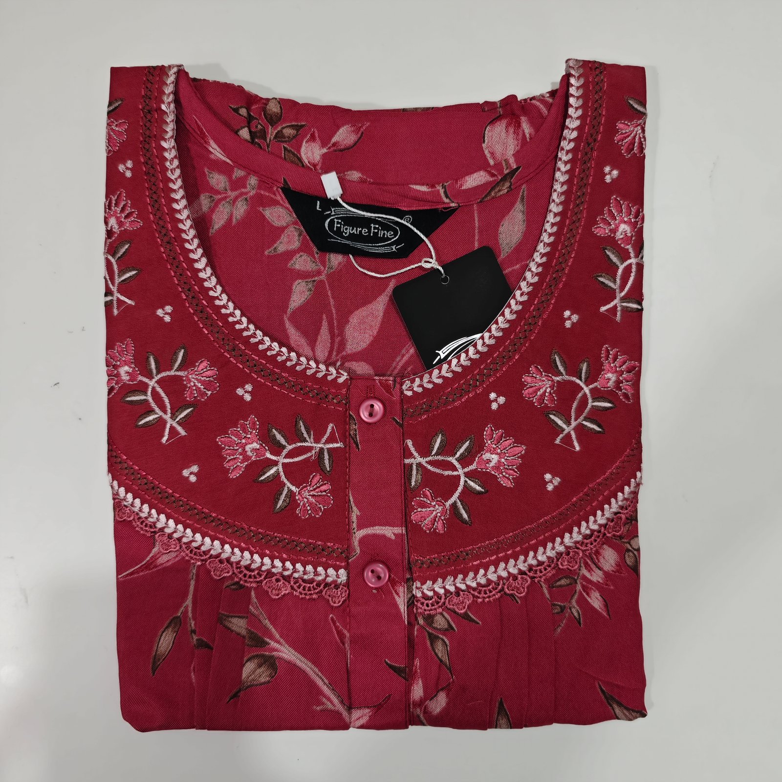 Figure Fine Alpine Nighty L Crimson #001356