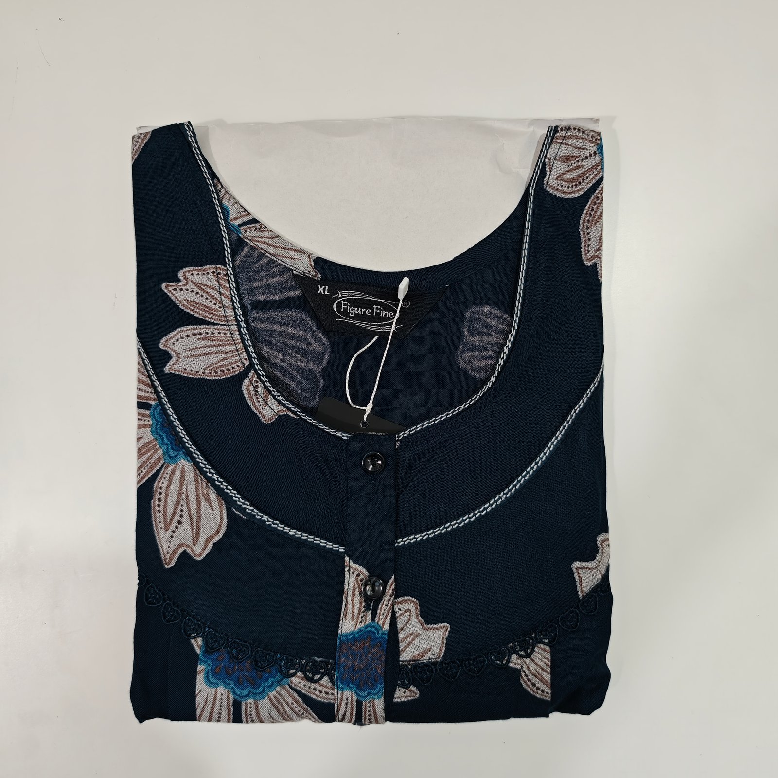Figure Fine Super Fancy Nighty XL Navy Blue #001337