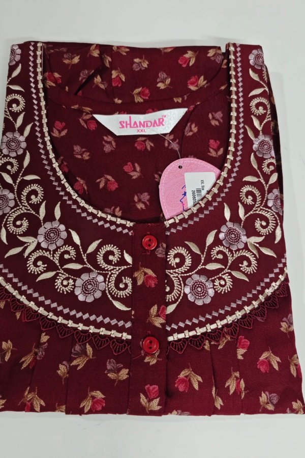 Shandar XXL Maroon #001733