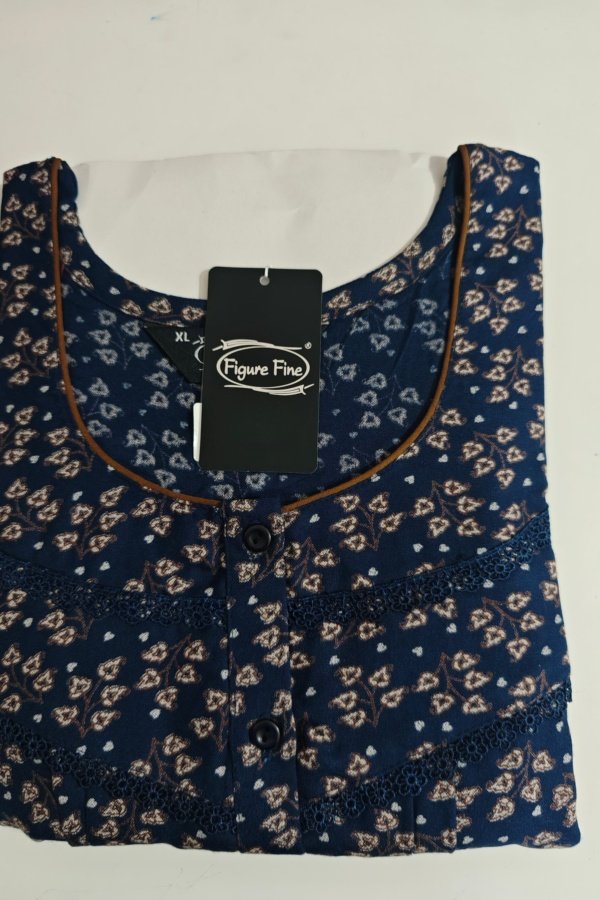Figure Fine Alpine Nighty XL Navy Blue #001075