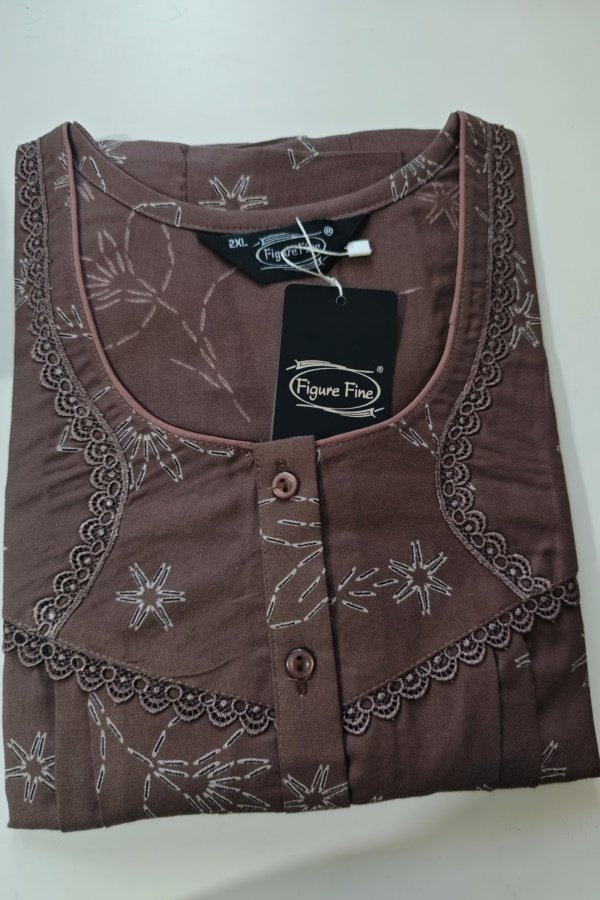 Figure Fine Alpine Nighty XXL Brown #001128