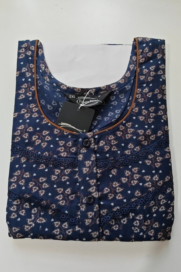 Figure Fine Alpine Nighty XXL Royal Blue #001131