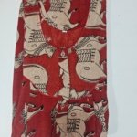 Kalamkari Nighty XXL Crimson #001243