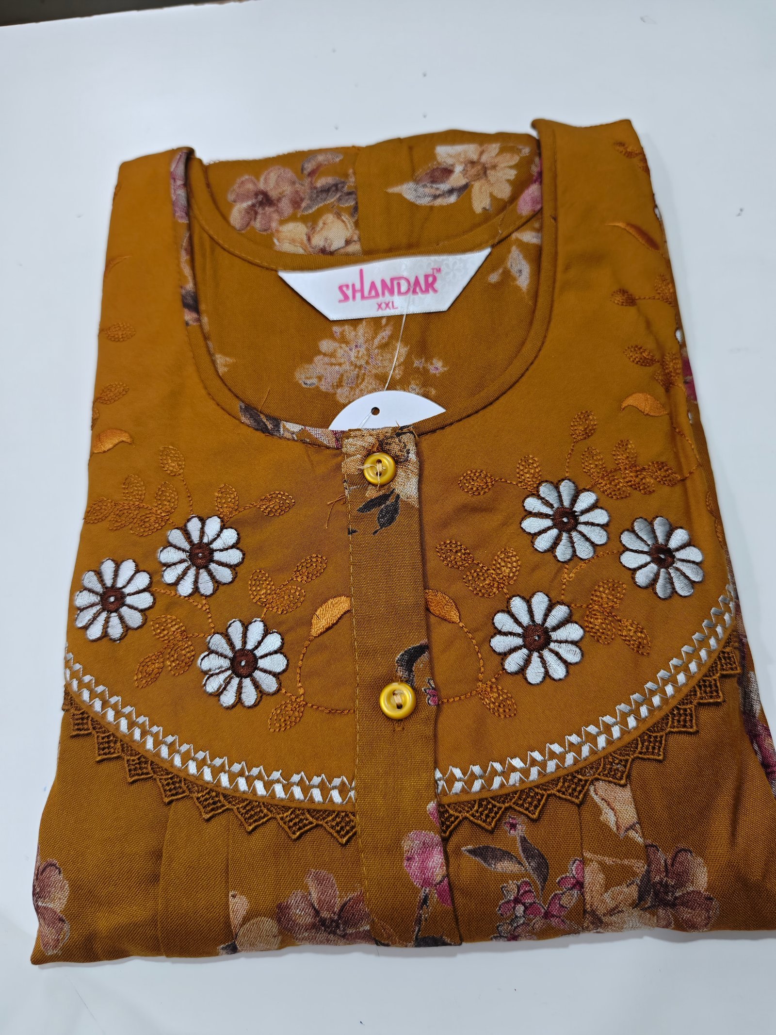 Shandar Premium Nighty XXL Orange #001199