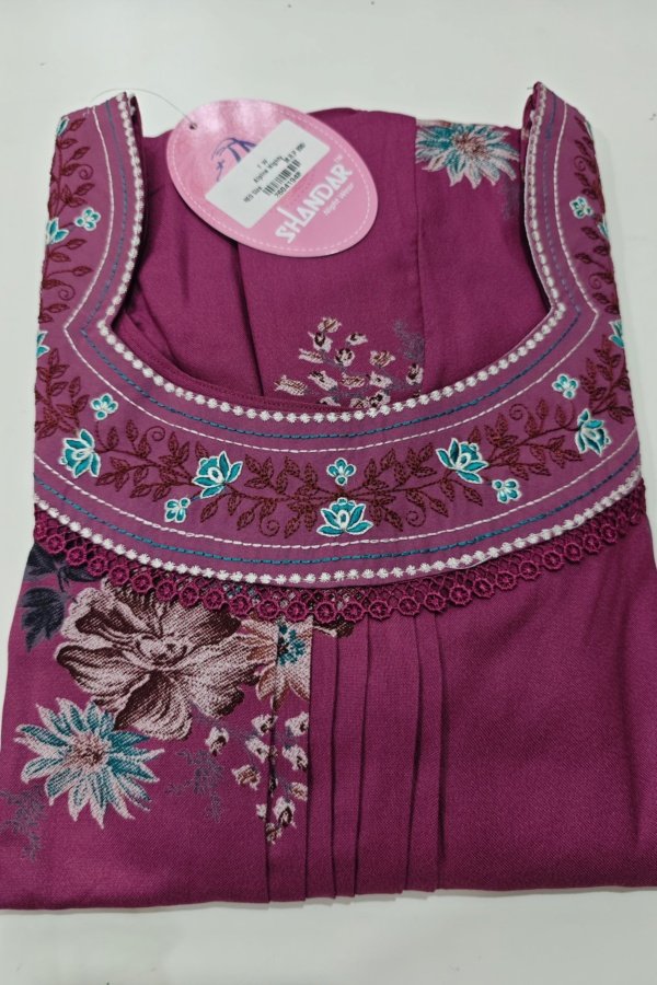 Shandar Premium Nighty L Maroon #001158