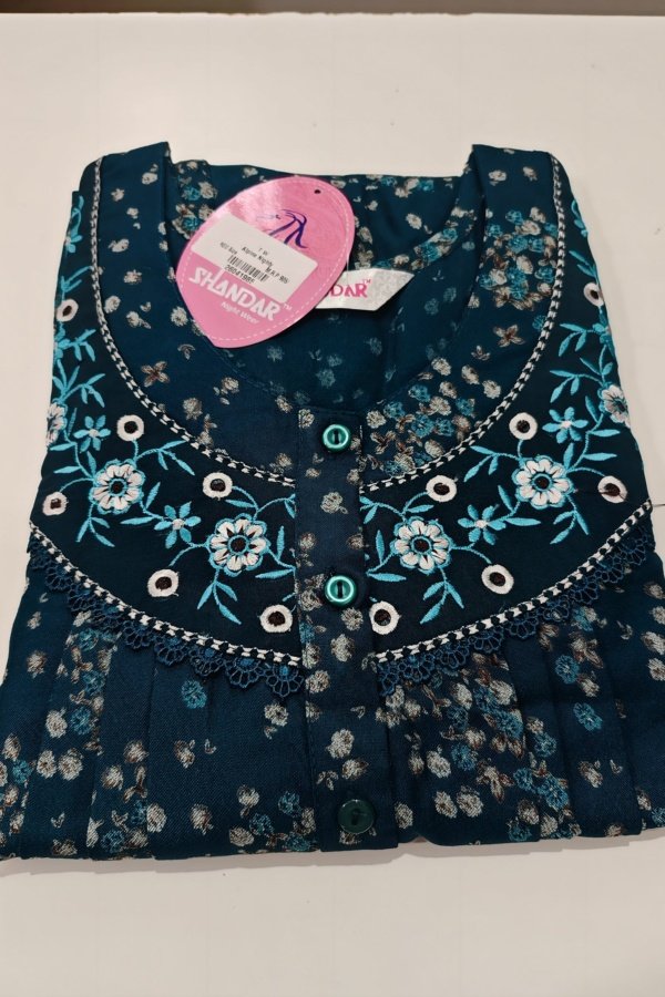 Shandar Premium Nighty L Navy Blue #001153