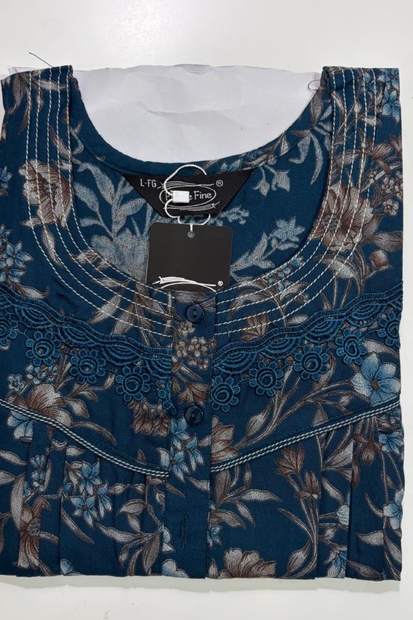 Figure Fine Feeding Nighties L Navy Blue #001612