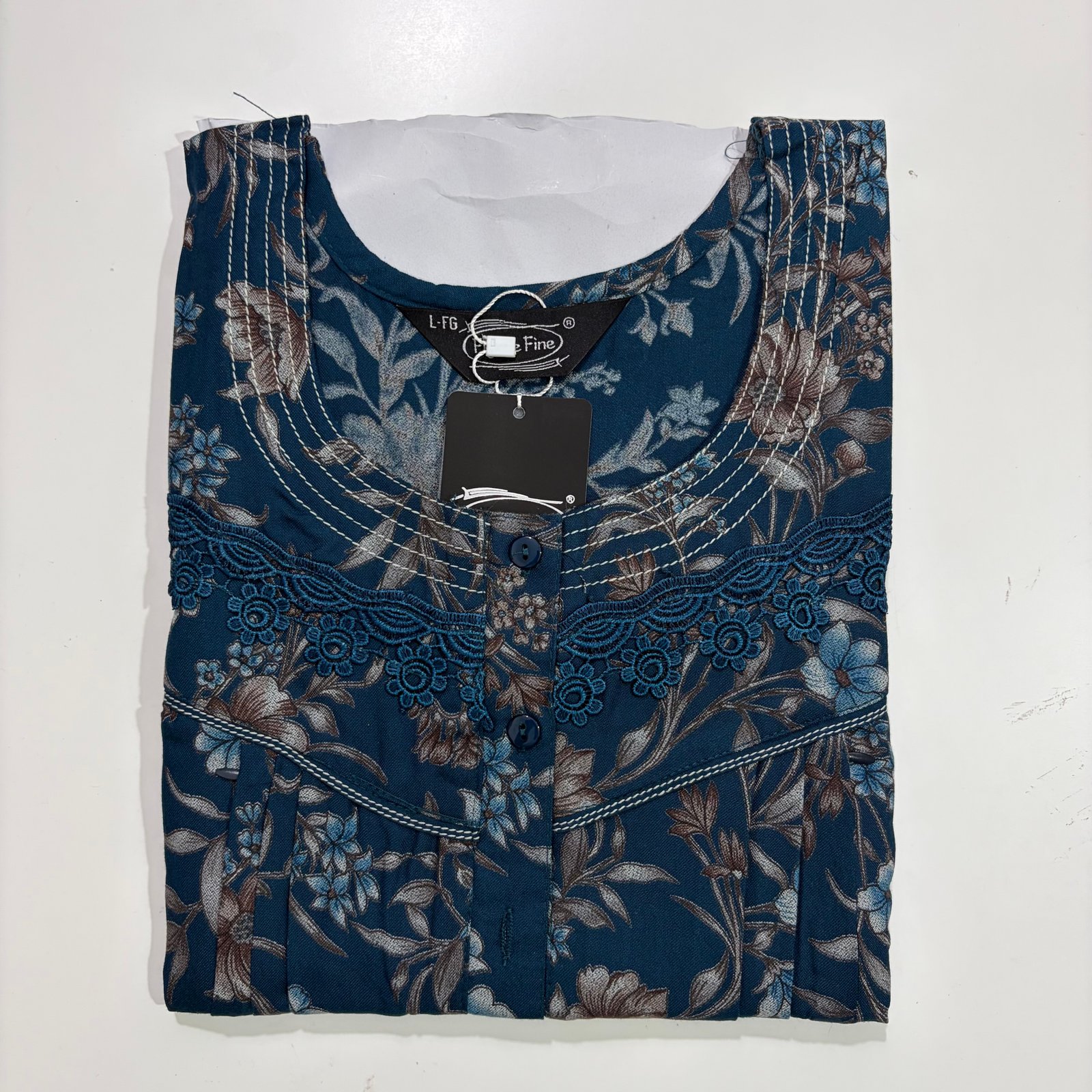 Figure Fine Feeding Nighties L Navy Blue #001612