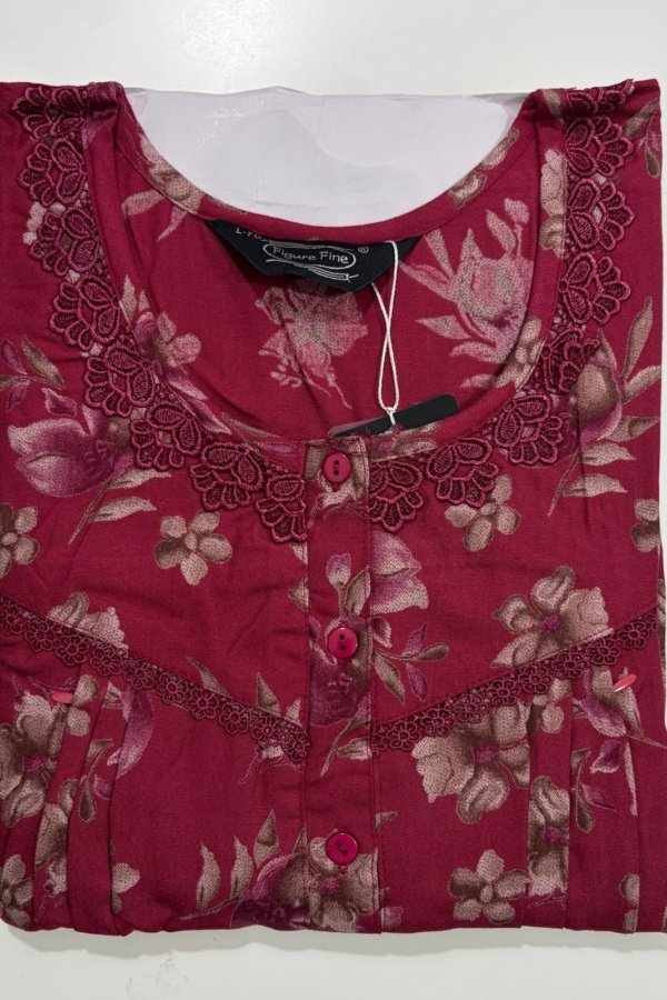 Figure Fine Feeding Nighties L Hot Pink #001615