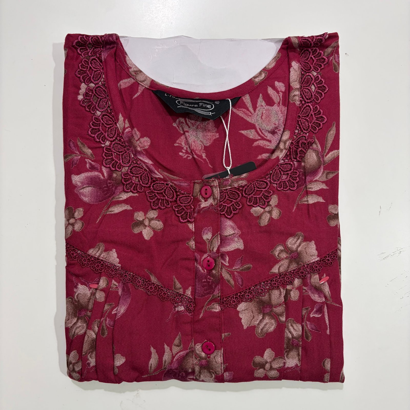Figure Fine Feeding Nighties L Hot Pink #001615