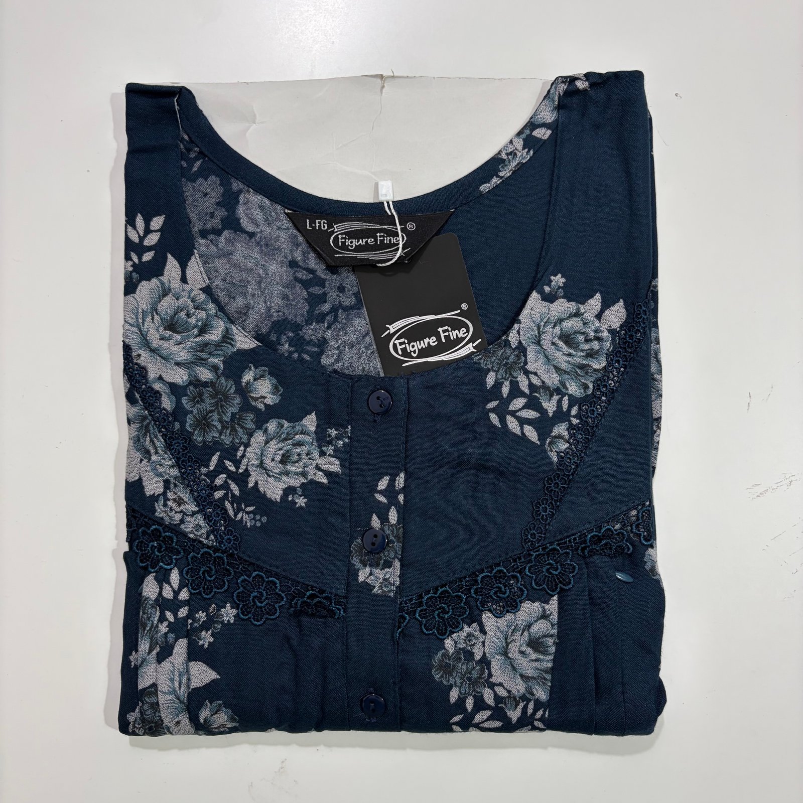 Figure Fine Feeding Nighties L Royal Blue #001611