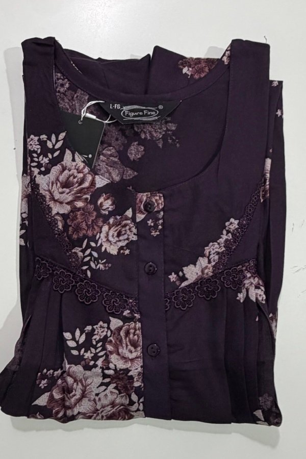 Figure Fine Feeding Nighties L Purple #001604