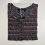 Figure Fine Smocking L Brown #001625