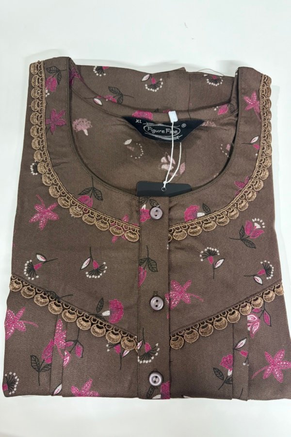 Figure Fine Alpine Nighty XL Brown #001709