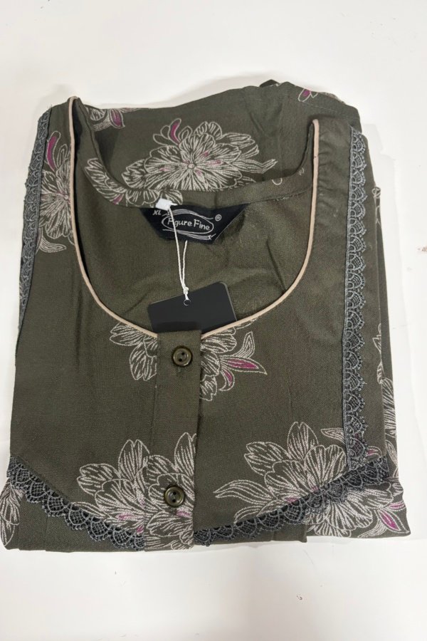 Figure Fine Alpine Nighty XL Olive #001694