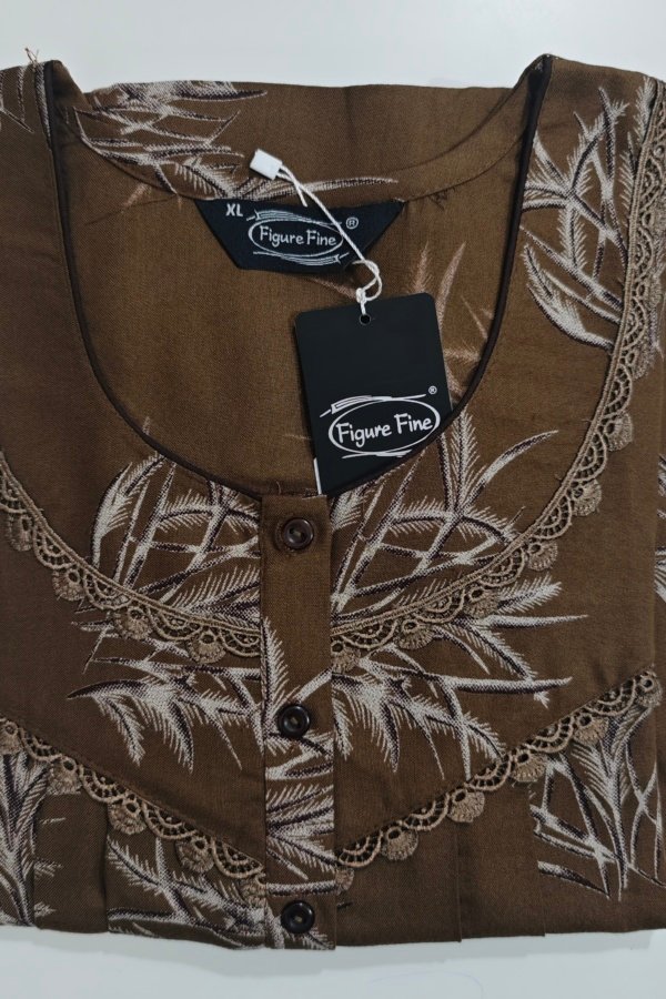 Figure Fine Alpine Nighty XL Brown #001948