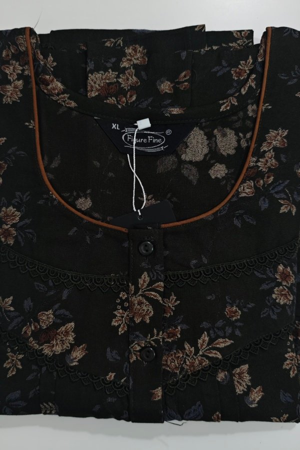 Figure Fine Alpine Nighty XL Black #001914