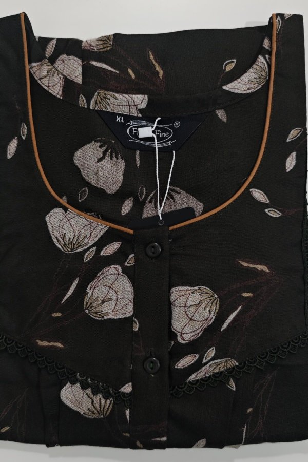 Figure Fine Alpine Nighty XL Black #001931
