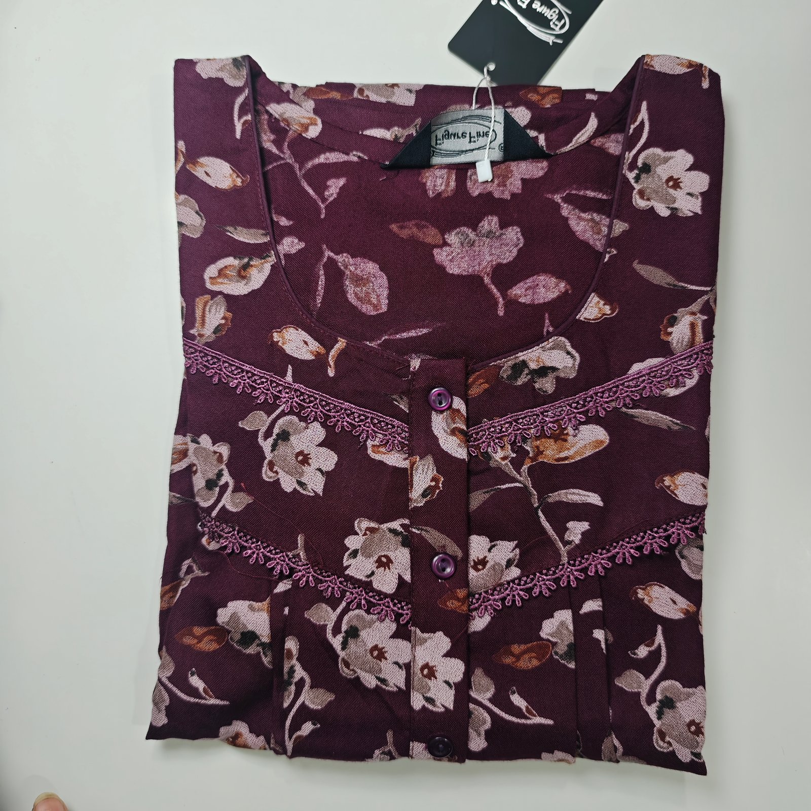 Figure Fine Alpine Nighty L Brown #001800