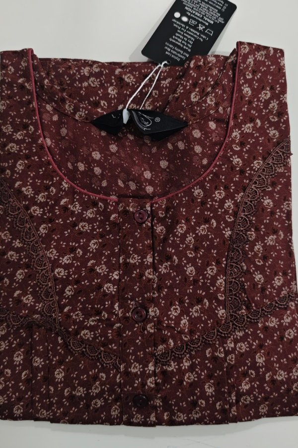 Figure Fine Alpine Nighty L Brown #001801