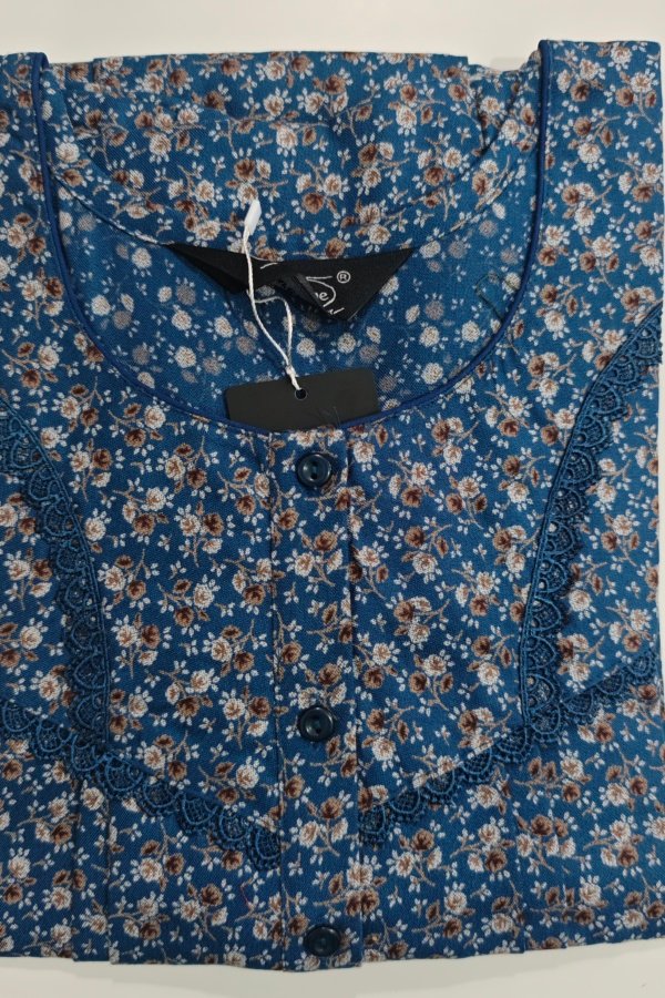 Figure Fine Alpine Nighty L Blue #001816