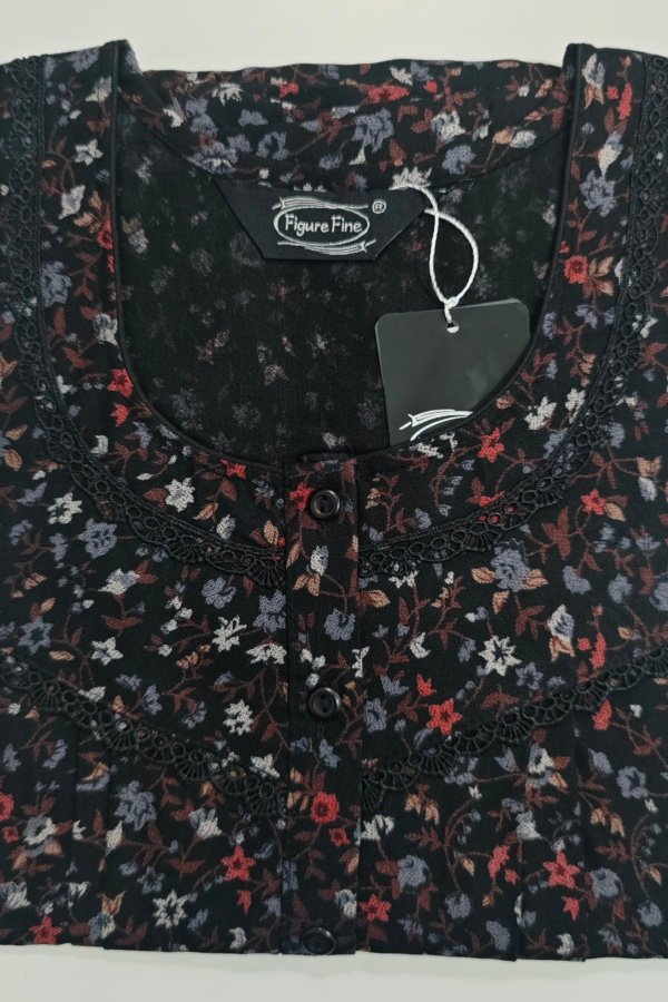 Figure Fine Alpine Nighty L Black #001780