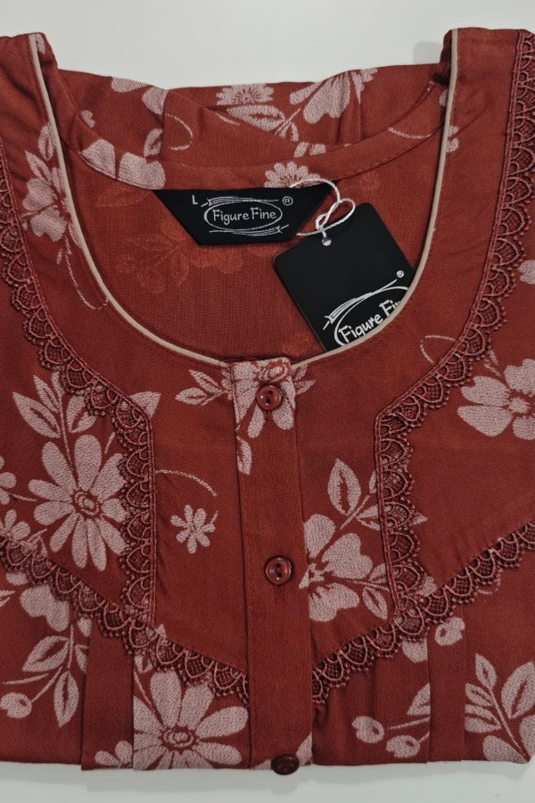 Figure Fine Alpine Nighty L Crimson #001811