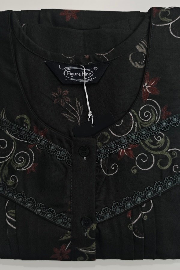 Figure Fine Alpine Nighty L Black #001791