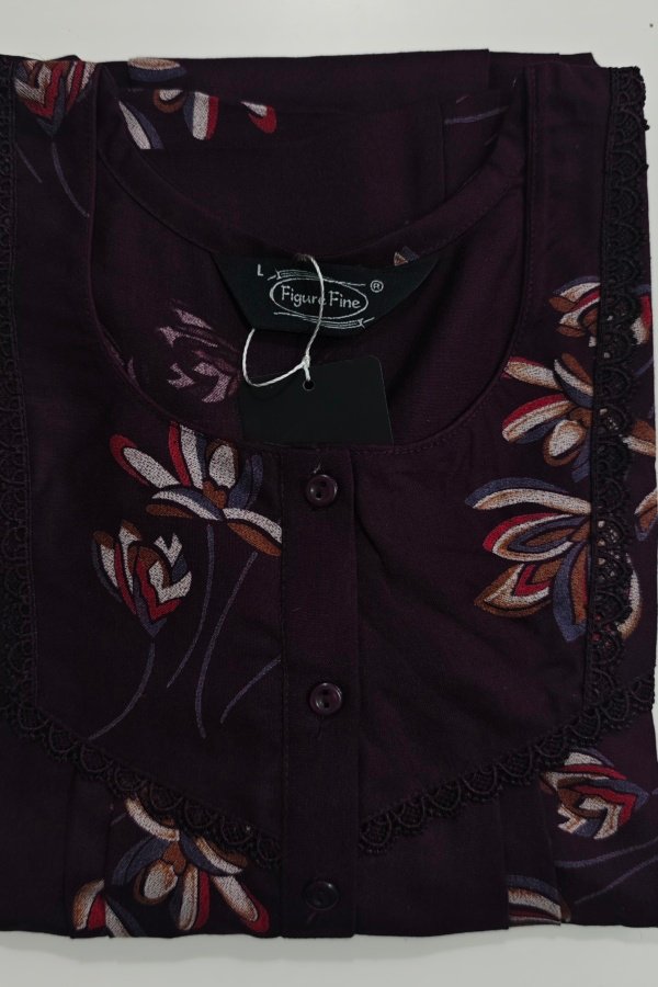 Figure Fine Alpine Nighty L Black #001782