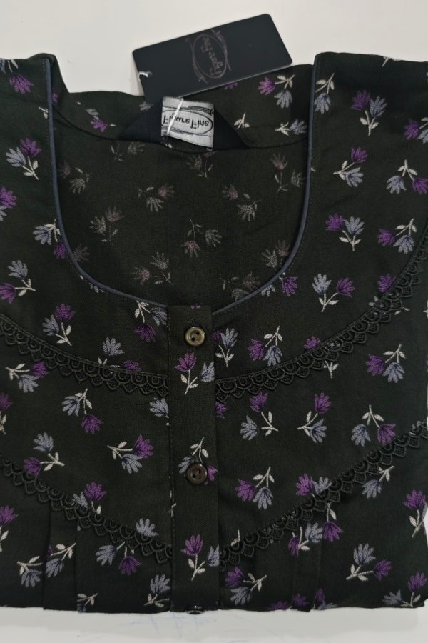 Figure Fine Alpine Nighty L Black #001785