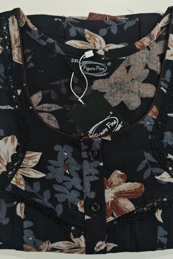 Figure Fine Alpine Nighty XXL Black #002041