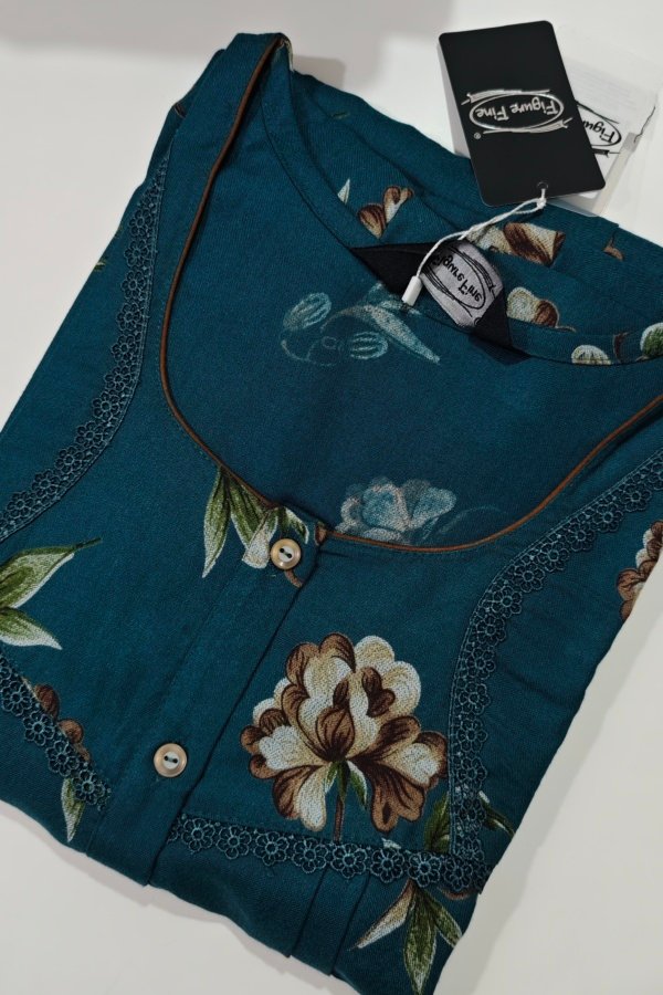 Figure Fine Alpine Nighty XXL Navy Blue #002141