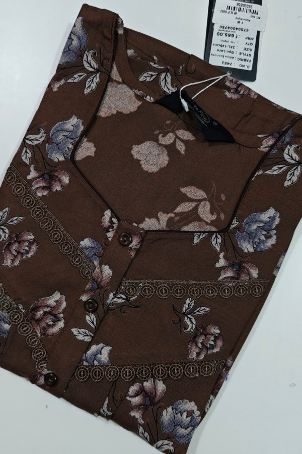 Figure Fine Alpine Nighty XXL Brown #002143