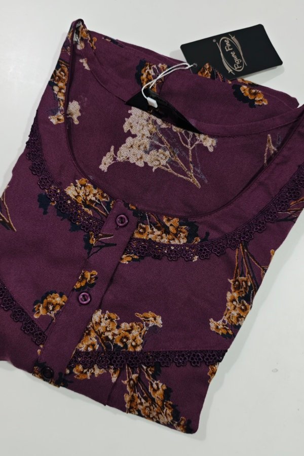 Figure Fine Alpine Nighty XXL Purple #002140