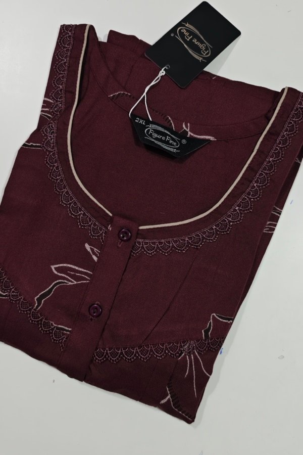 Figure Fine Alpine Nighty XXL Brown #002125