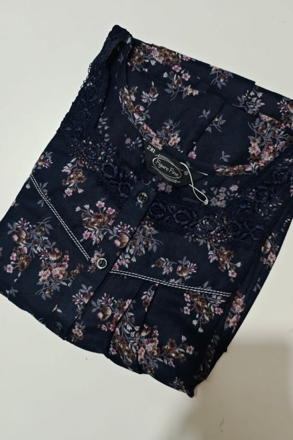 Shandar Premium Nighty XXL Black #002090