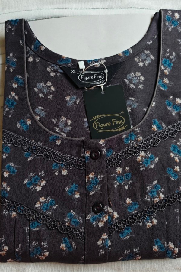 Figure Fine Alpine Nighty XL Black #002434