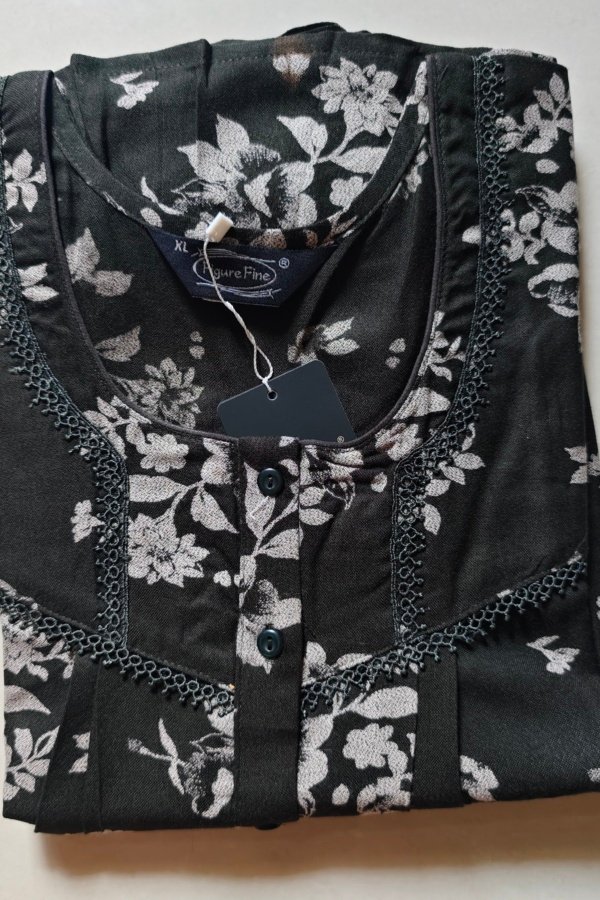 Figure Fine Alpine Nighty XL Black #002423