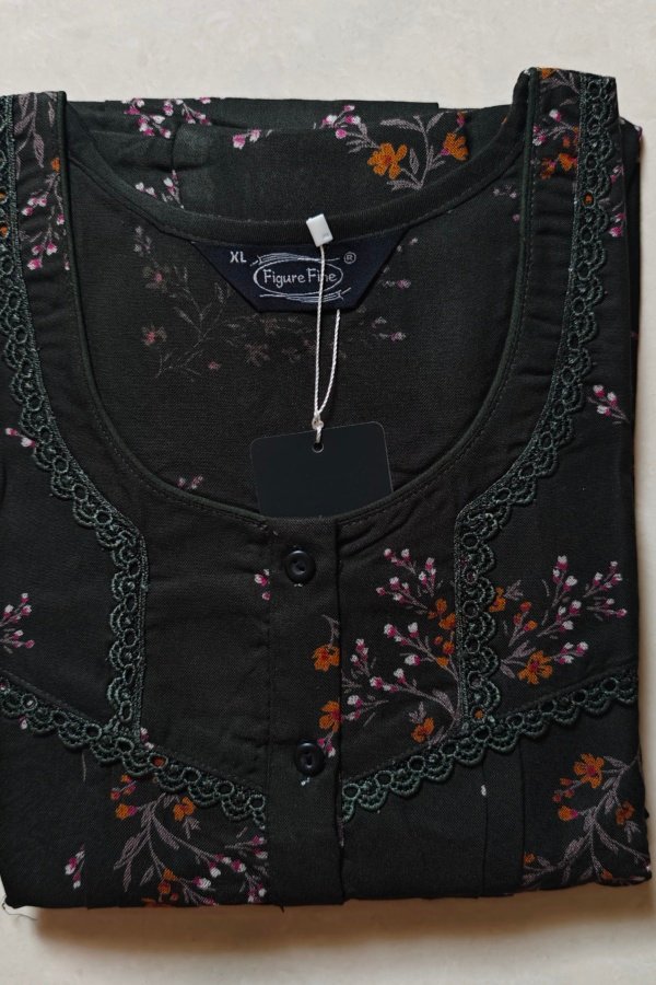 Figure Fine Alpine Nighty XL Black #002411