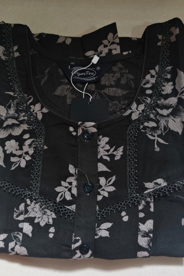 Figure Fine Alpine Nighty L Black #002379