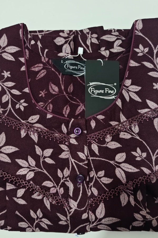 Figure Fine Alpine Nighty L Brown #002376
