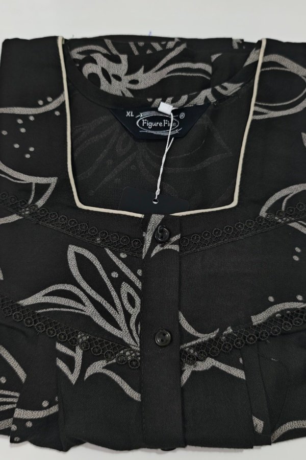Figure Fine Alpine Nighty XL Black #002398