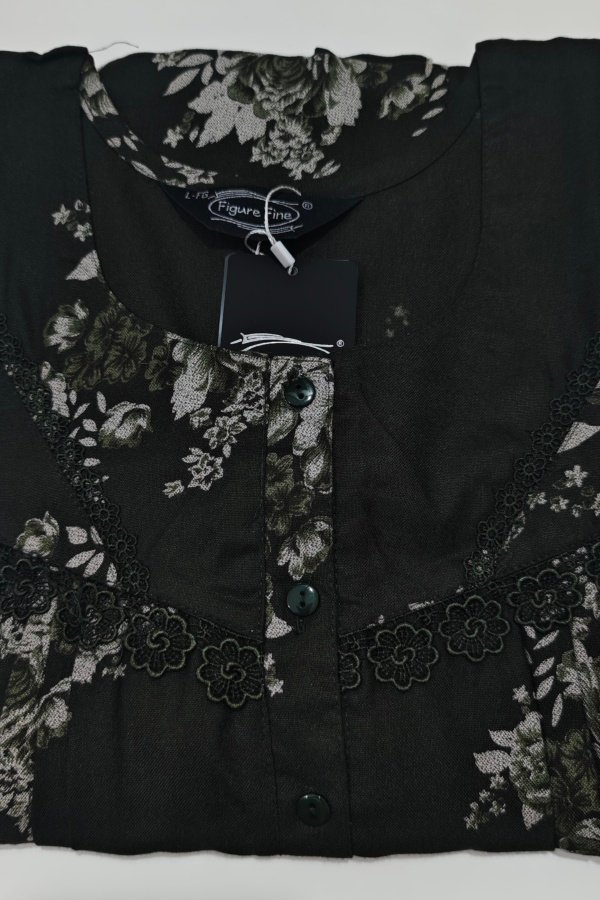 Figure Fine Alpine Nighty L Black #002587