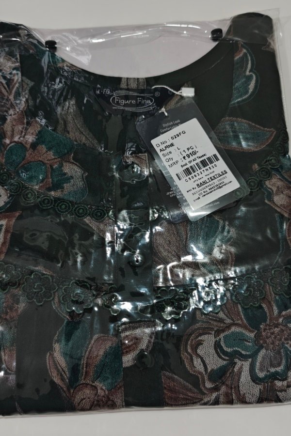 Figure Fine Alpine Nighty L Black #002586