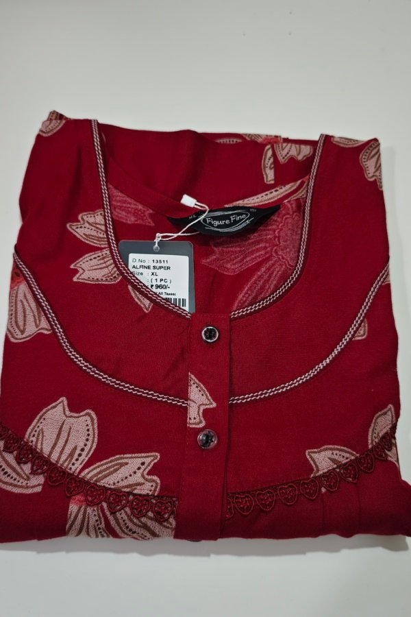 Figure Fine Alpine Nighty XL Pink #002507