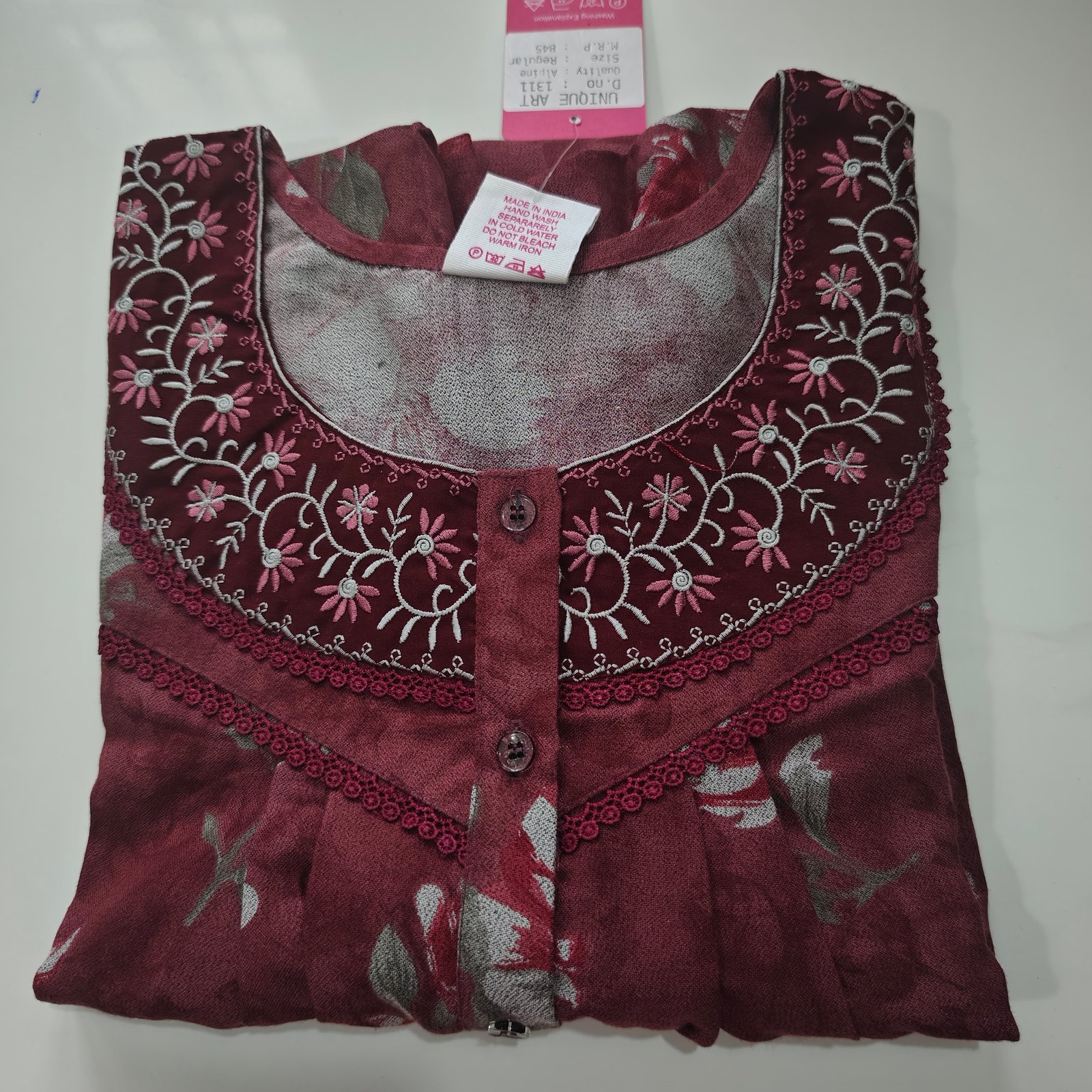 Shandar Premium Nighty L Brown #002539