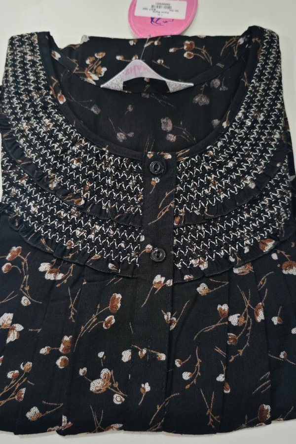 Shandar Premium Nighty XXL Black #002534